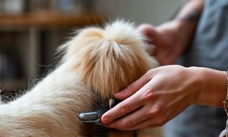 Démêlage professionnel pelage chien