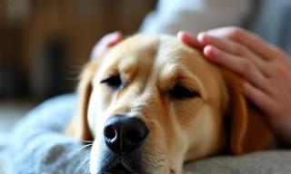 Spa chien massage relaxant